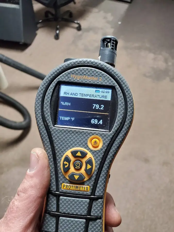 Moisture meter humidity assessment for Mold Remediation & Removal in Cloverly